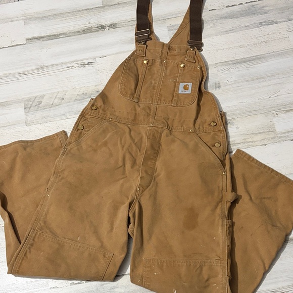 Carhartt Tan Work Overalls coveralls